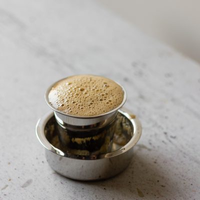 frothy south Indian kaapi